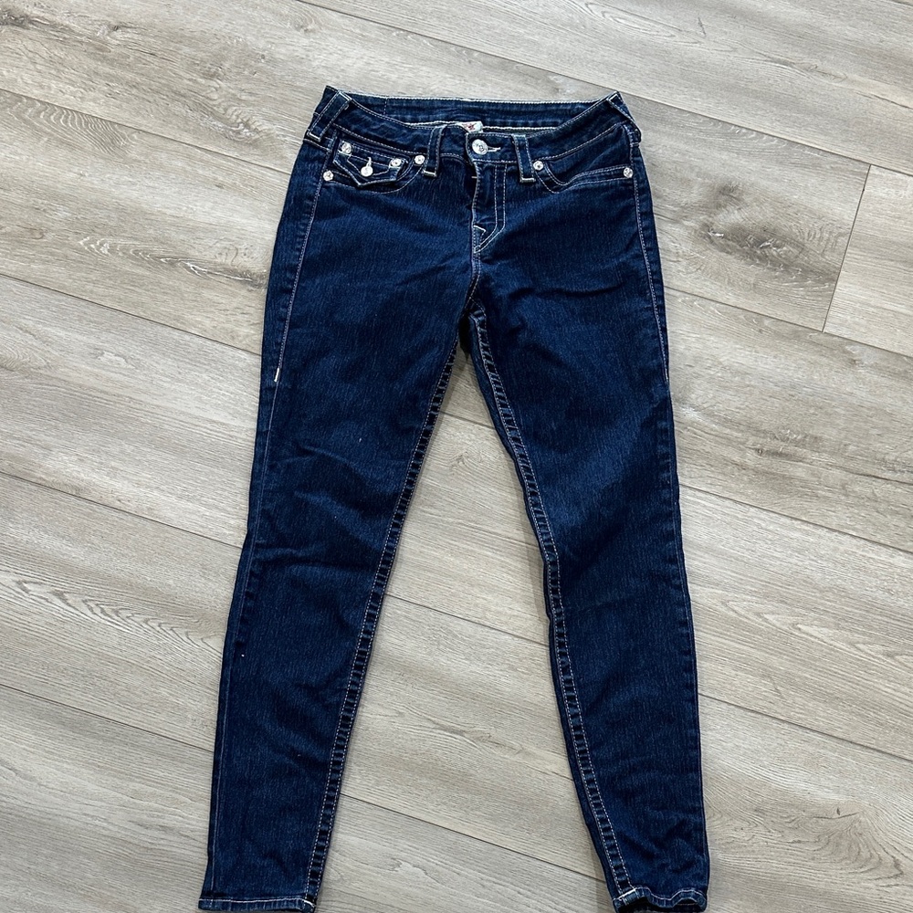 True Religion Midnight Blue Women's Skinny Jeans